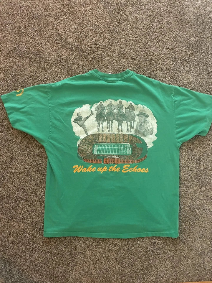 Camiseta De Colección 1994 Notre Dame The Shirt XLarge Años 90 ND Lucha Fútbol Irlandés Rara Foto 4 de 4