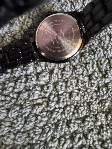 Armitron NOW 75/3689TI Black Dial Crystal Bezel/Band 26mm Ladies Quartz Watch - Picture 6 of 6