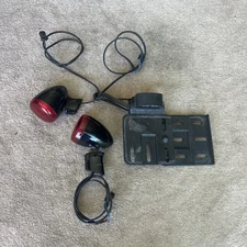 HARLEY DAVIDSON DYNA LOWRIDER S FXDLS OEM SIDE MOUNT LICENSE PLATE/TURN SIGNALS