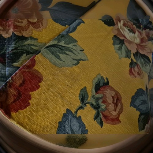 Vtg Liz Claiborne 90s Floral Bedroom Linens Pillow Shams KING Yellow Multi-Color - Picture 15 of 16