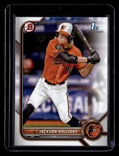 Jackson Holliday 2022 1st Bowman Draft Rookie RC #BD-168 Baltimore Orioles B003