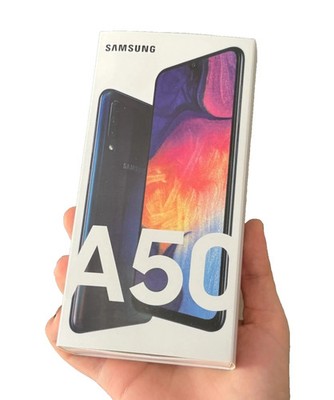 New Sealed Samsung Galaxy A50 SM-A505U 64GB Single Sim Unlocked Black Smartphone