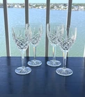 Set Of 4 Vintage Waterford Crystal Araglin Wine Glass 7 1/8" Made In Ireland EUC
