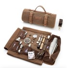 Professional 17pcs Bar Tool Set w Stylish Portable Bar Bag Travel Bartender Kit