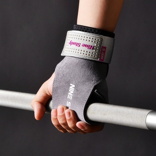 A Pair Durable Grips for Weight Lifting Anti-Slip Gloves Powerlifting - Picture 4 of 16