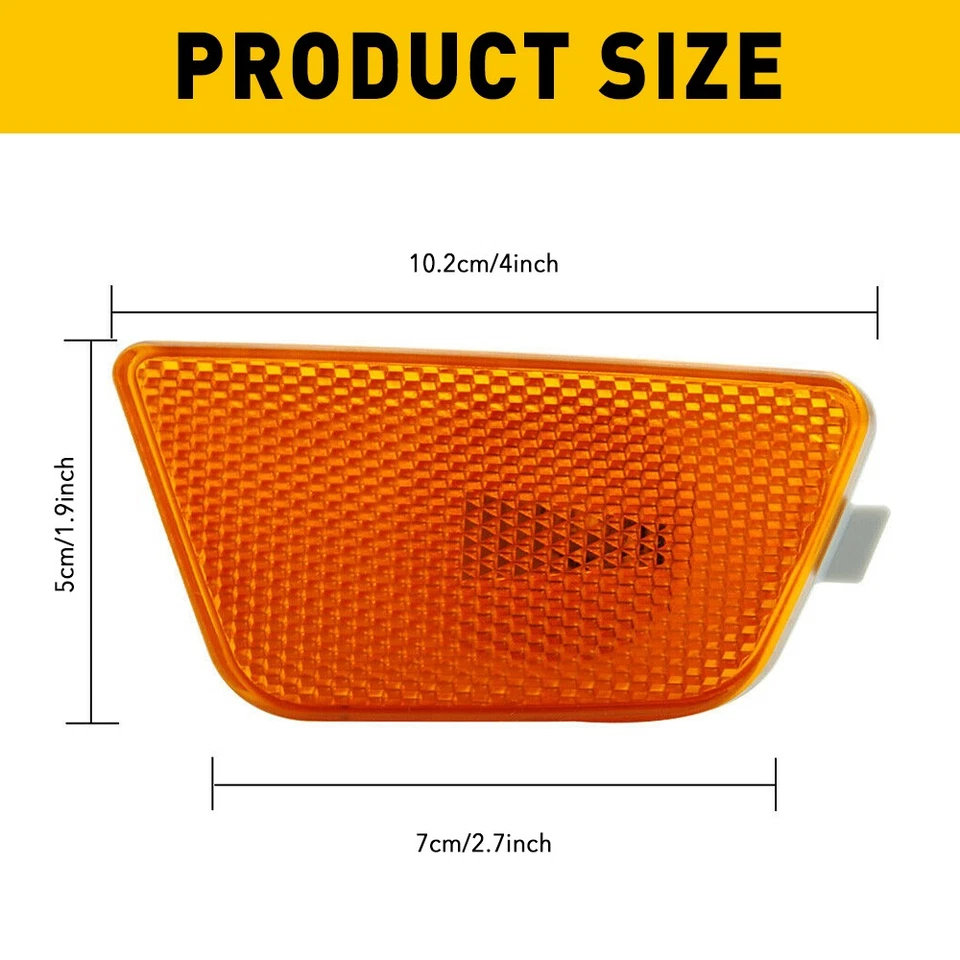 Para Chevrolet Cruze Limited 2016 Eco L LS LT LTZ Super Ámbar LED Luz Lateral Lámpara Foto 2 de 4