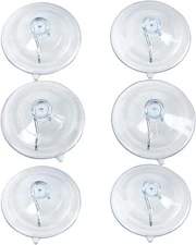 Suction Cup Hooks 2.5 Inches Suction Cup Hook For Window Glass Wall 6 Packs