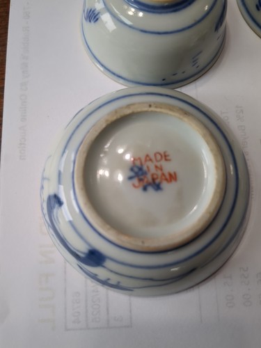 Antique Porcelain Japanese Sake Sakawzuki Cups - Picture 3 of 18