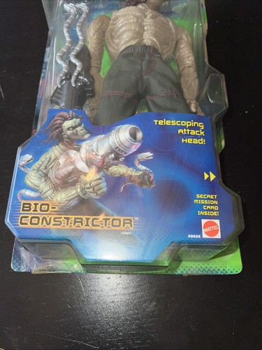 Max Steel Bio Constrictor 12" Actionfigur 2000 BRANDNEU versiegelt Sammlerstück - Bild 4 von 11