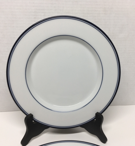Set of 2 Dansk Concerto Allegro Blue 9" Luncheon/Salad/Dessert Plates Excellent - Picture 2 of 11
