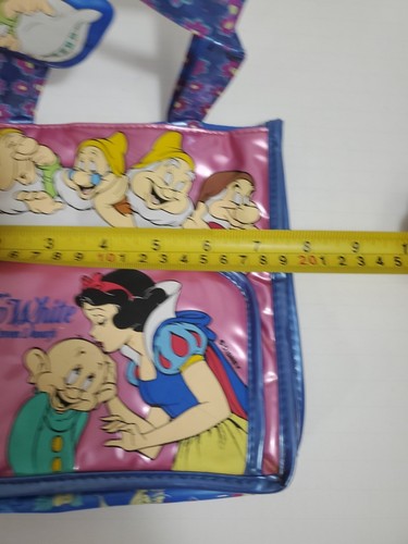 Cartera de vinilo infantil Blancanieves y los siete enanitos de Disney de colección rara - Imagen 8 de 9
