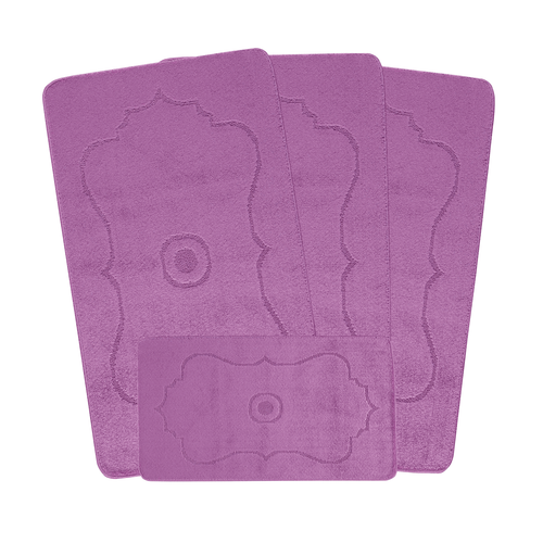 JUEGO DE 4 ALFOMBRAS LAVABLES ROMANY GIPSY, TALLAS CARAVAN TOURER 67X120CM Hilal - Imagen 10 de 59