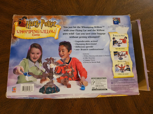 Harry Potter Whomping Willow Game Mattel 2002 BOX ONLY. Collectible! - Picture 3 of 9