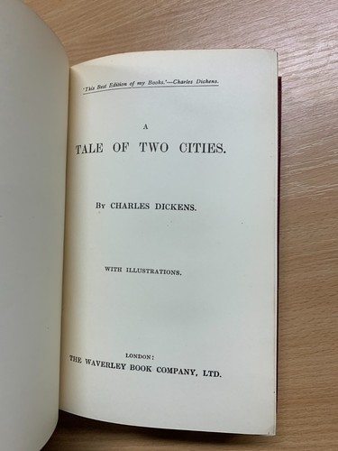 1912 CHARLES DICKENS "TALE TWO CITIES/GREAT EXPECTATIONS" ILLUSTRATED BOOK (P5) - Imagen 6 de 17