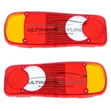 Rear Light Lens Fits Nissan NV400 2012-2022 Tail Lamp Chassis Cab Amber 1 Pair