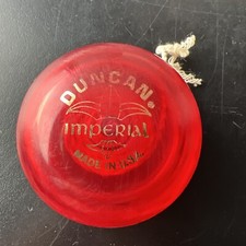 DUNCAN Vintage Imperial Classic Yo-Yo Red Made in the USA Retro Kid's Toy
