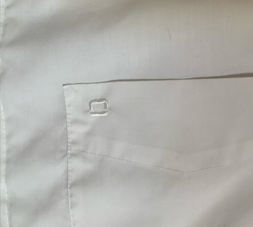 Camisa de hombre Olymp Luxor Slim Line cuello kent blanca 41 16"" 100% algodón - Imagen 4 de 5