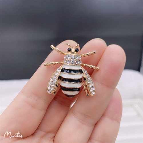 Lindos broches de abeja serie de insectos broches de animales dibujos animados perla corsé accesorios - Imagen 11 de 26