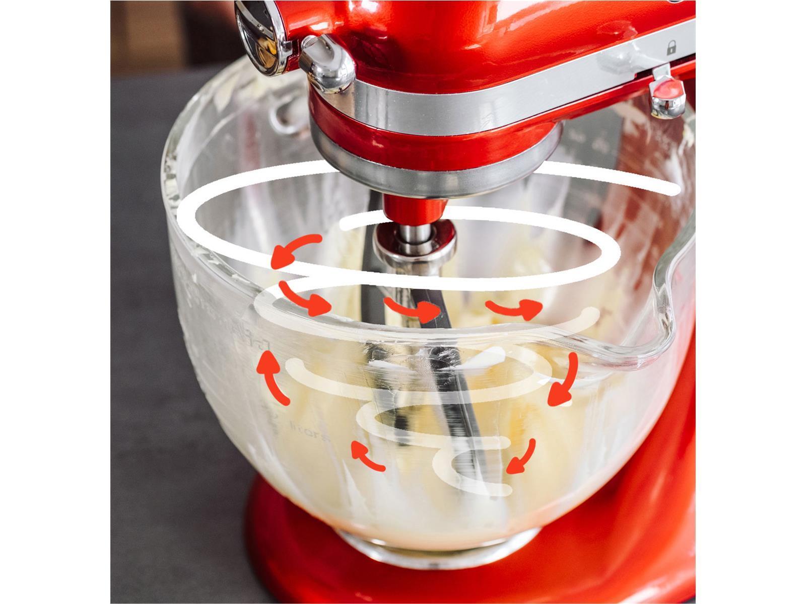 Kitty Professional Edelstahl Haken kompatibel mit KitchenAid 4,3 und 4,8 Liter