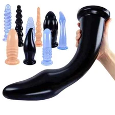 Huge Plug Adults Men Woman Big Dildo Masturbator Vagina Stimulator Anus Dilator