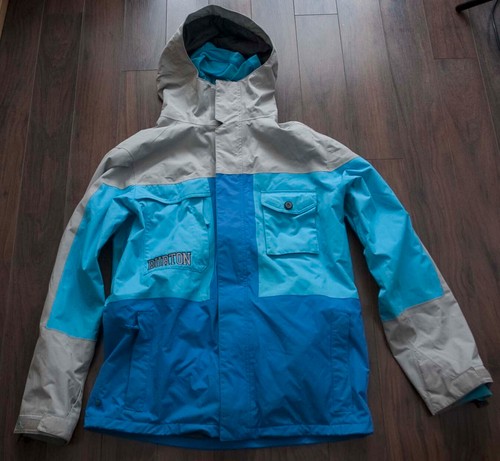 Burton Jacket DryRide Snowboard / Ski Hooded Size M **kg0120p
