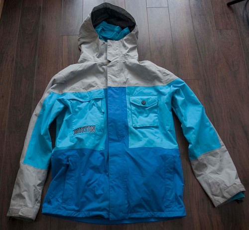 Burton Jacket DryRide Snowboard / Ski Hooded Size M  *kg0120p - Photo 1 sur 9