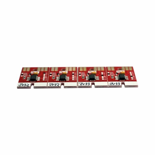 4 pièces puce permanente pour cartouche Mimaki JV33 CJV30 JV5 JV34 SS21 4 couleurs CMJN - Photo 2/7