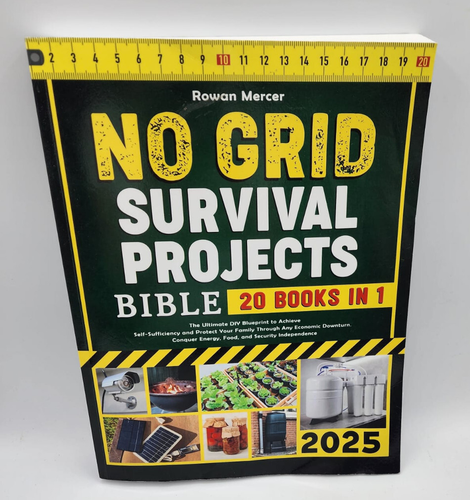 No Grid Survival Projects 20Books in 1 Bible 2025