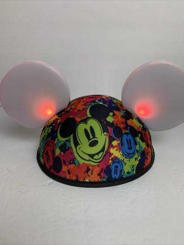DISNEY PARKS MICKEY MOUSE EARS GLOW WITH THE SHOW LIGHT UP EARS HAT - Picture 2 of 4