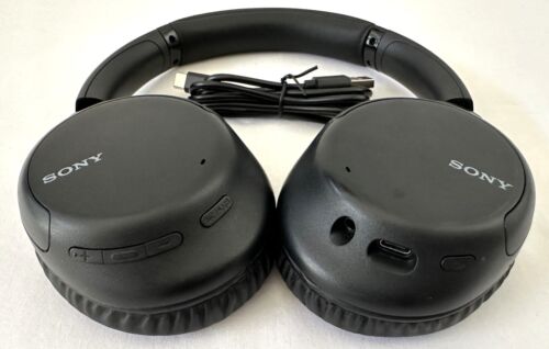 Sony WH-CH710N/B Wireless Bluetooth Noise Cancelling Headphones, Black (Read)1.3 - Picture 2 of 12