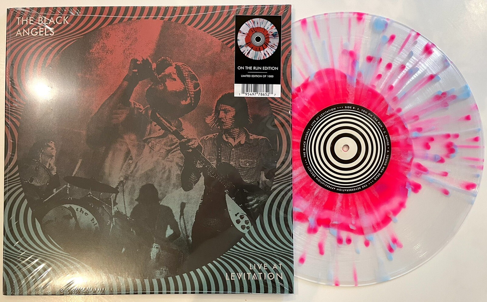 The Black Angels Live At Levitation Limited 1/1000 “On The Run” Edition Vinyl LP