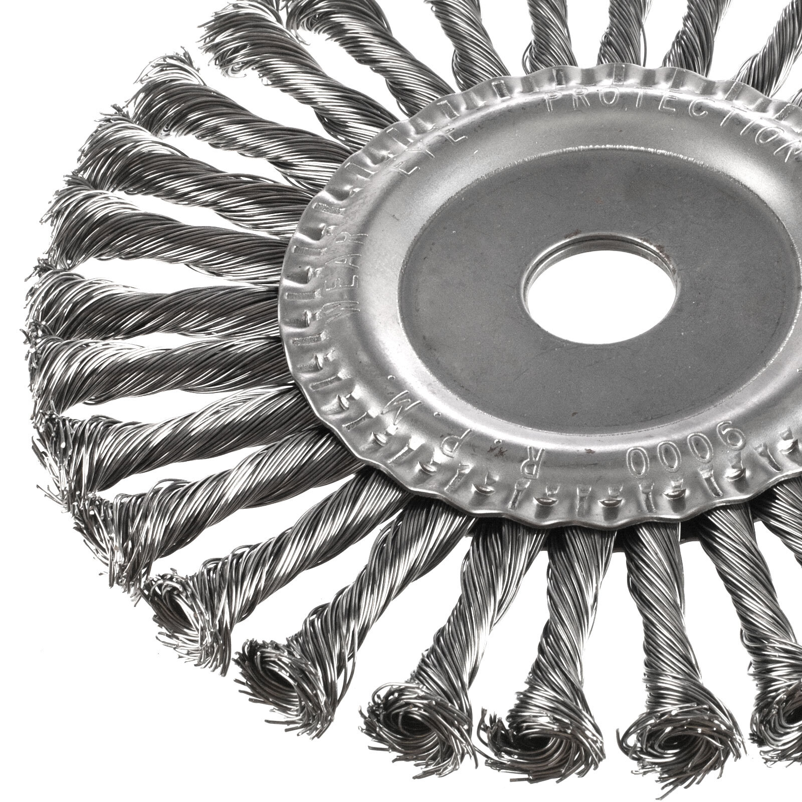 Scheibenbürste 180 mm für Winkelschleifer Bohrung 22,23 mm Zopfrundbürste
