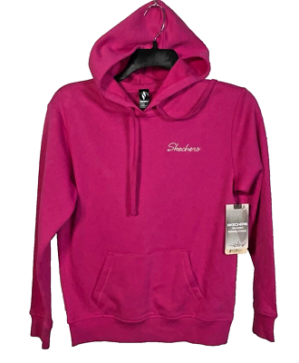 Skechers Womens Signature Pullover Hoodie Sweatshirt