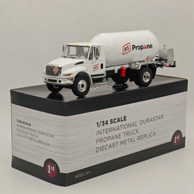 Modèle Réduit First Gear - Camion International DuraStar Propane - Blanc - 1/34 - Neuf