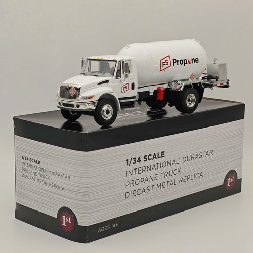 1/34 FIRST lnternational DuraStar Propane Truck 10-4270 White DIECAST Model - Picture 1 of 11