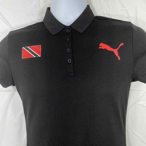 PUMA Women's Small Olympics Trinidad & Tobago Team Issued Athletic Polo Shirt - Picture 3 of 12