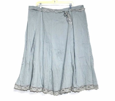 Millenium - 22 - Solid Pale Blue Lace Belt & Trim - Full A-Line