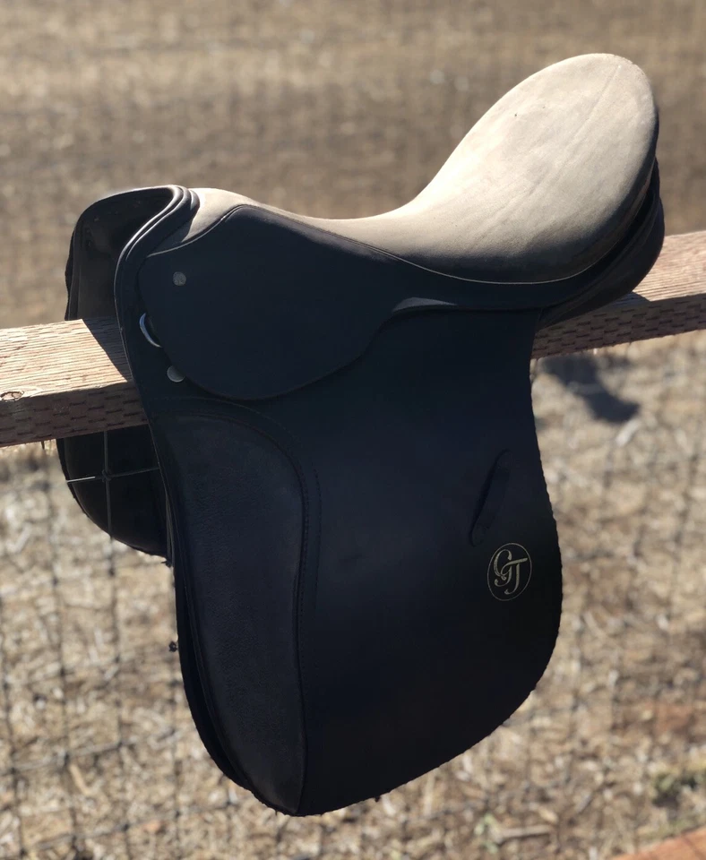 Passier & Sohn 汉诺威盛装舞步马鞍-16.5 英寸-双色棕色柔性树 — 第 3/4 张图片