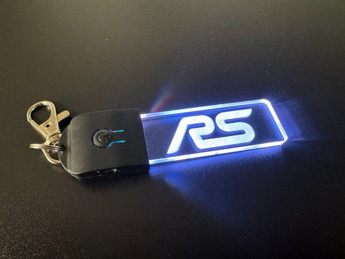 Ford Focus RS LED Licht Schlüsselanhänger / Keychain - 7 Farben LED - Auto Logo - Badge - Bild 6 von 11