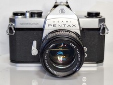 Exc 5 PENTAX SPOTMATIC SP FILM CAMERA SMC TAKUMAR 50mm F1.4 LENS SET Japan