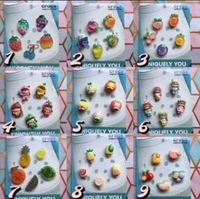 Crocs Handmade jibbitz 5pc translucent fruit strawberry shoe charms set 10