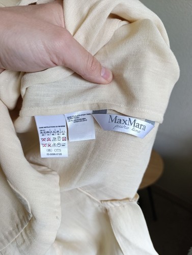 MAX MARA VINTAGE WOMENS LINEN JACKET - Picture 16 of 23