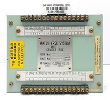 Terasaki Electric Co. Watch Free System WE3 Sender Box PUGS1 Unit No. 25-30 Anal