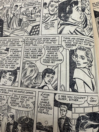 1956 TRENT BOOK CO SECRET HEARTS #8 COMIC - UK BRITISCHE AUSGABE Selten Rarität - Bild 3 von 4