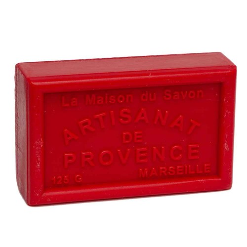 3 x 125g Bars - Raspberry Scented French Soap with Organic Shea Butter - Picture 3 of 3
