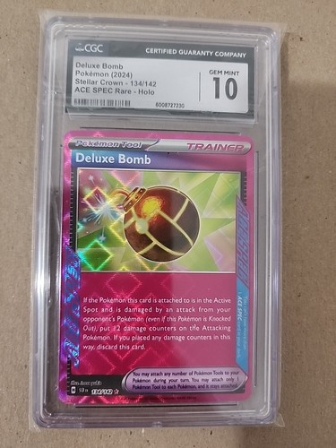 Deluxe Bomb 134/142 Sv07: Stellar Crown Holo Graduado 10 - Imagen 1 de 2