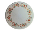 18" Side Table Top Semi Precious Stones Floral Inlay Handmade Work