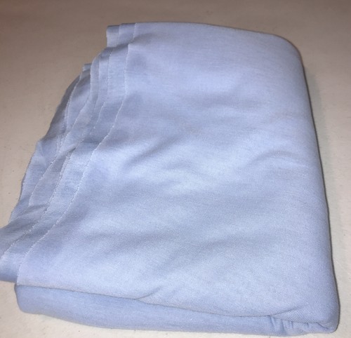 Light Blue Jersey Knit Stretchy Light Weight 59” Wide X 2 Yds Long - Picture 7 of 7