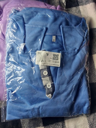 NWT Lot Of 3 Sized 3XL Light Blue, Dark Blue And Purple Flannels Un Branded - Picture 2 of 7