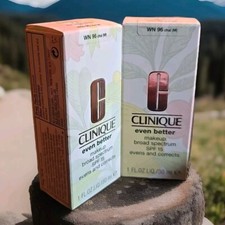 2X DEAL! Clinique Even Better Makeup Broad Spectrum SPF 15 WN 96 Chai 1 FL.OZ